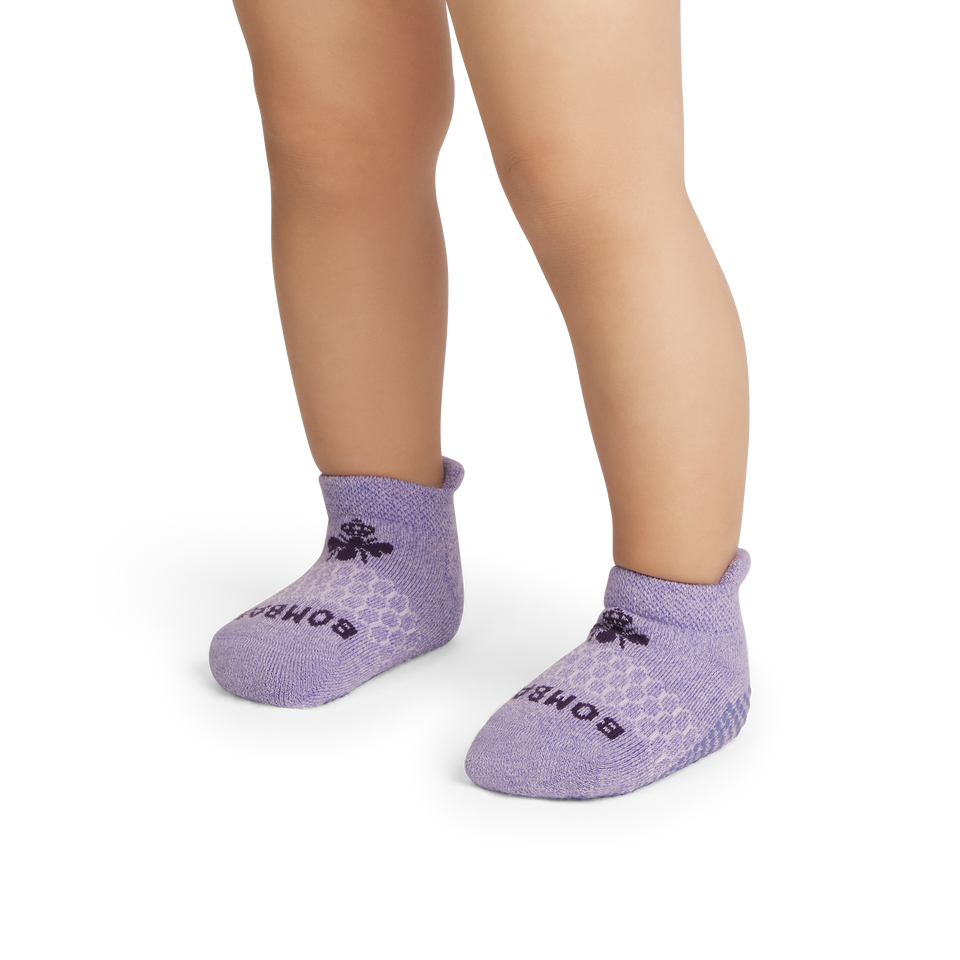 Toddler Gripper Ankle Socks - peri dusk TO1 [10120]