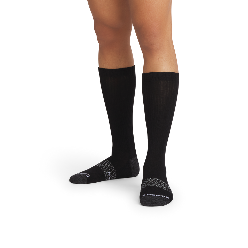 Everyday Compression Calf Socks - Black MO1 [10127]