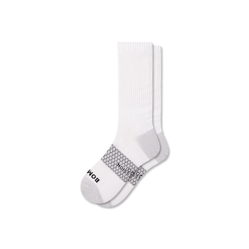 Everyday Compression Calf Socks - White L [10127]