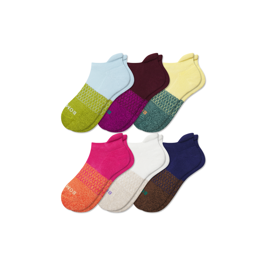 Youth Marl Ankle Sock 6-Pack - Trail Court Step