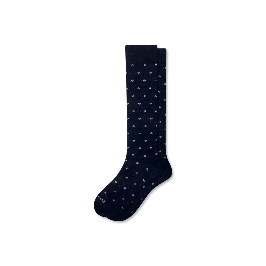 Men's Dress Over the Calf Socks - Breathable Move