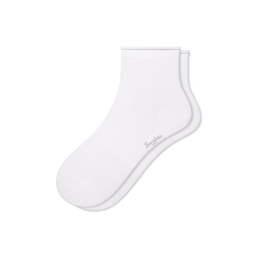 Women’s Roll Top Quarter Socks - Daily Office Fit