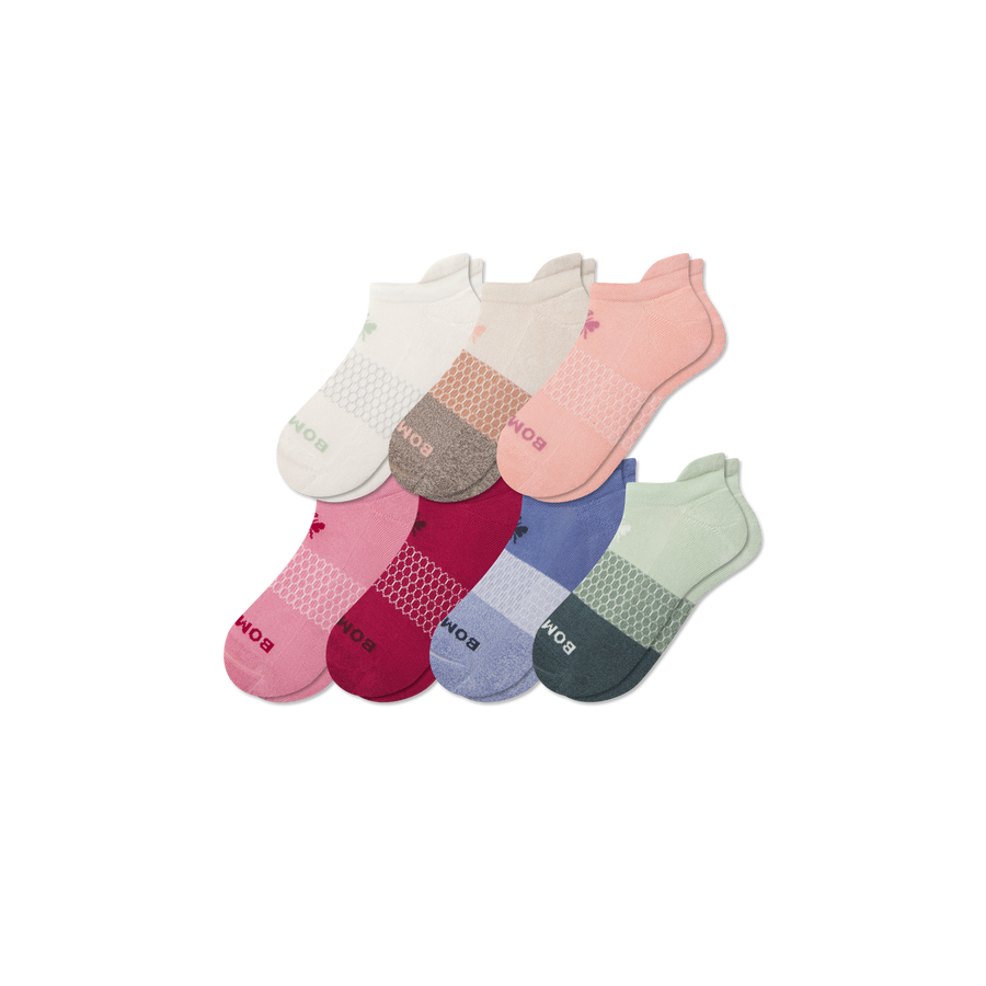 Women's Week of Bombas Ankle Sock 7-Pack - Weekend Trail Support