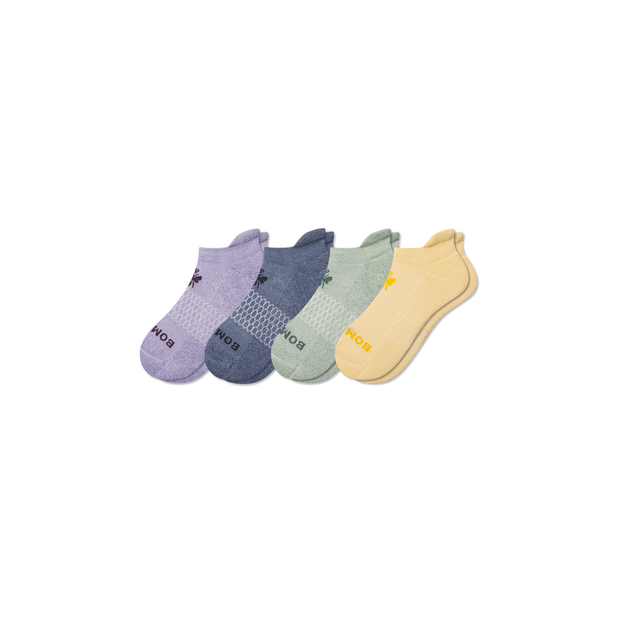 Youth Marl Ankle Sock 4-Pack - Easy Home Wear