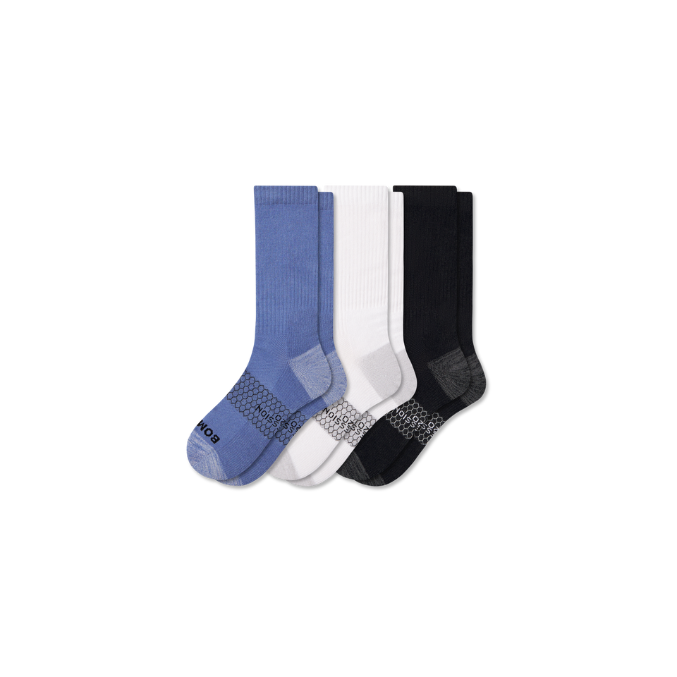 Everyday Compression Calf Socks - Oyster Blue Mix L [10544]