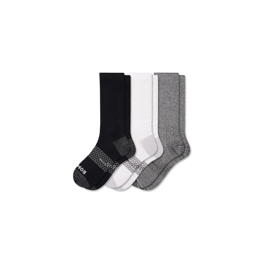 Men’s Everyday Compression Calf Sock 3-Pack (15-20mmHg) - Recovery Daily Support