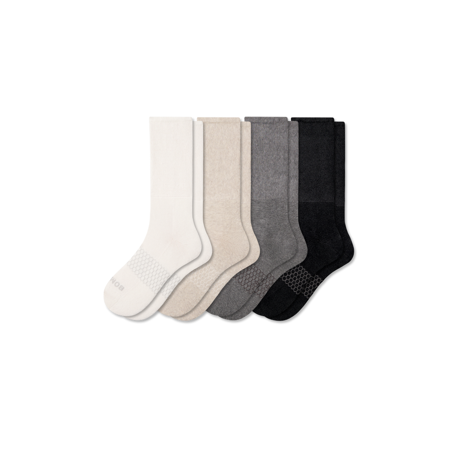 Men's Wide Calf Sock 4-Pack - Active Home Step