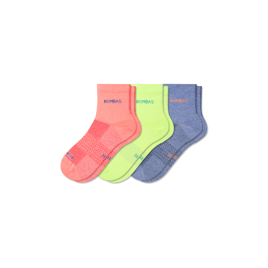 Women's UltraLite Sport Quarter Sock 3-Pack - Cushion Low Cut Rotation