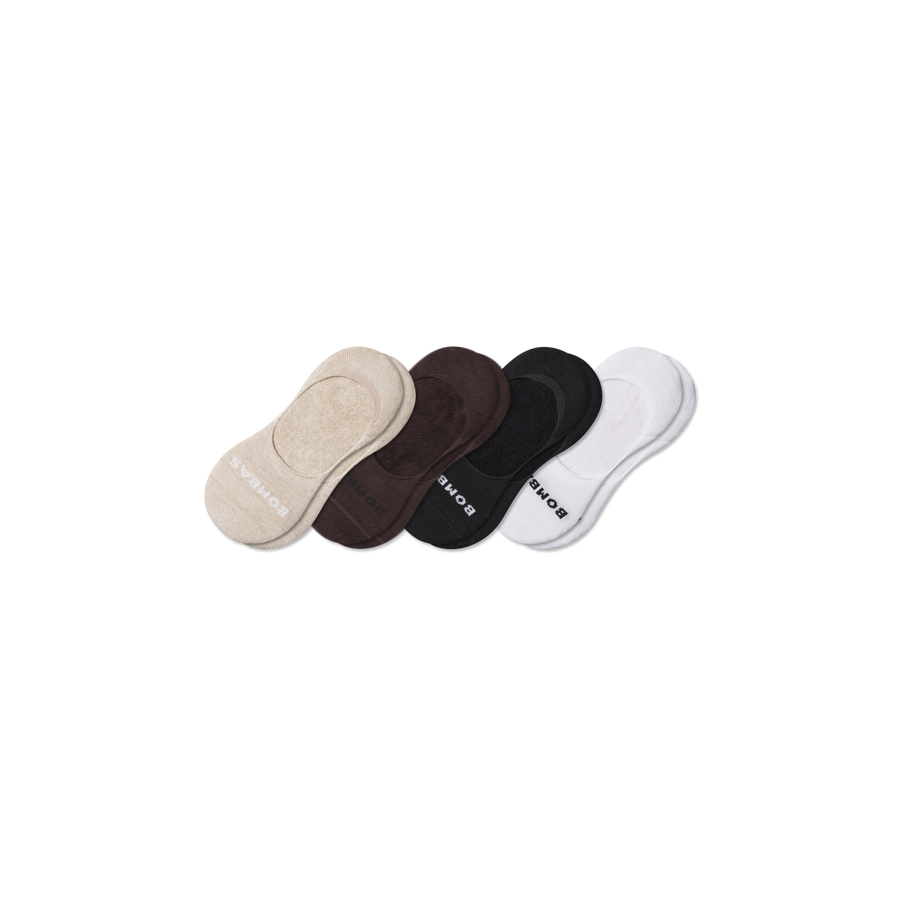 Men's Mid-Cut Cushioned No Show Sock 4-Pack - Cushion Studio Comfort