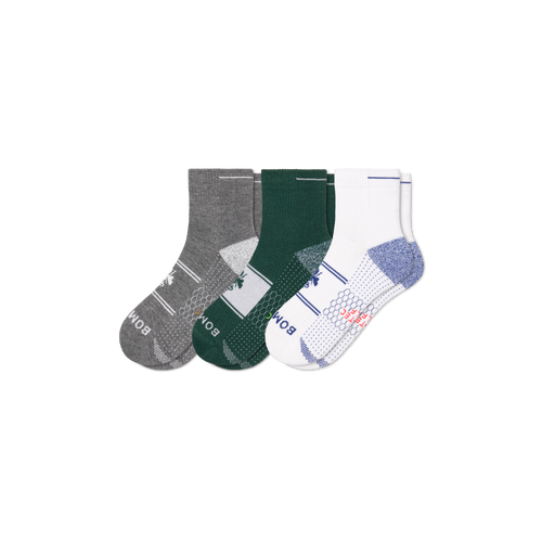 Golf Quarter Socks - Grey Green Mix L [11224]