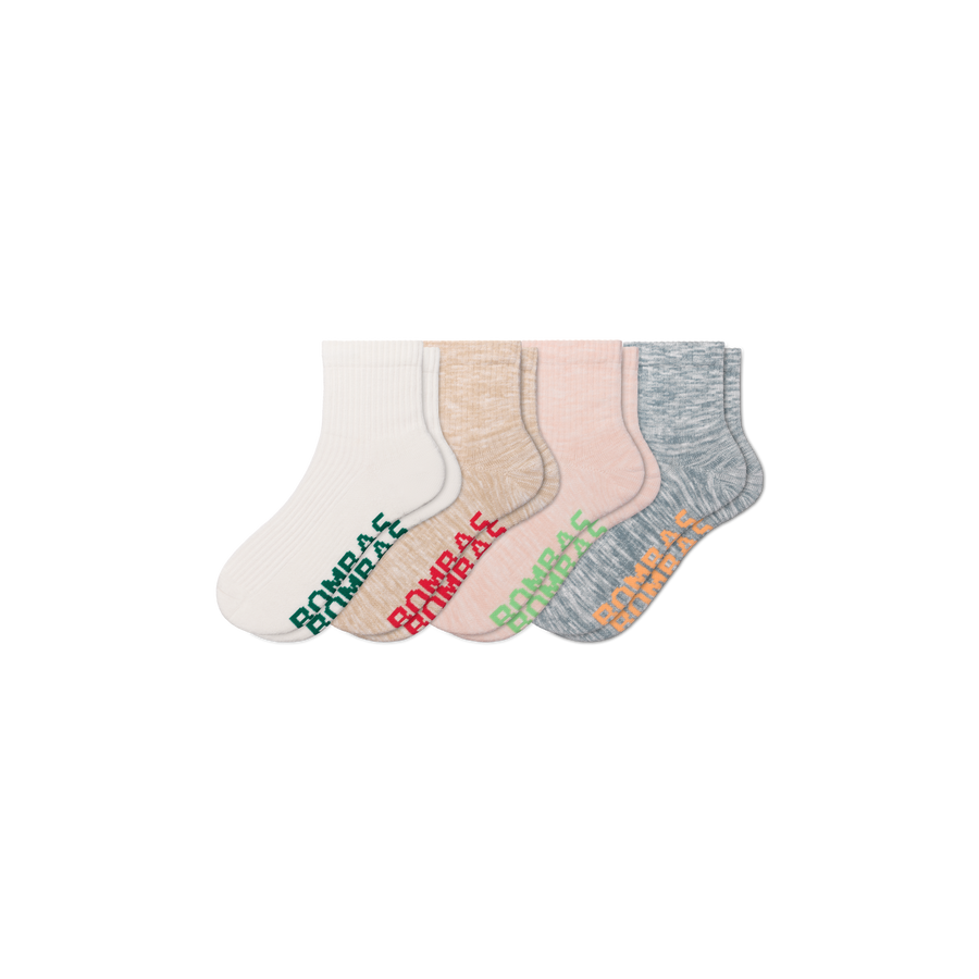 Women's Summer Ragg Quarter Sock 4-Pack - Outdoor Shift Fit