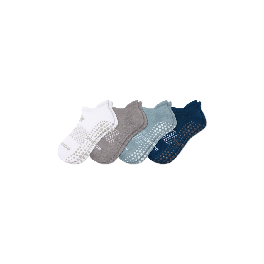 Men's Gripper Ankle Sock 4-Pack - Outdoor Studio Comfort
