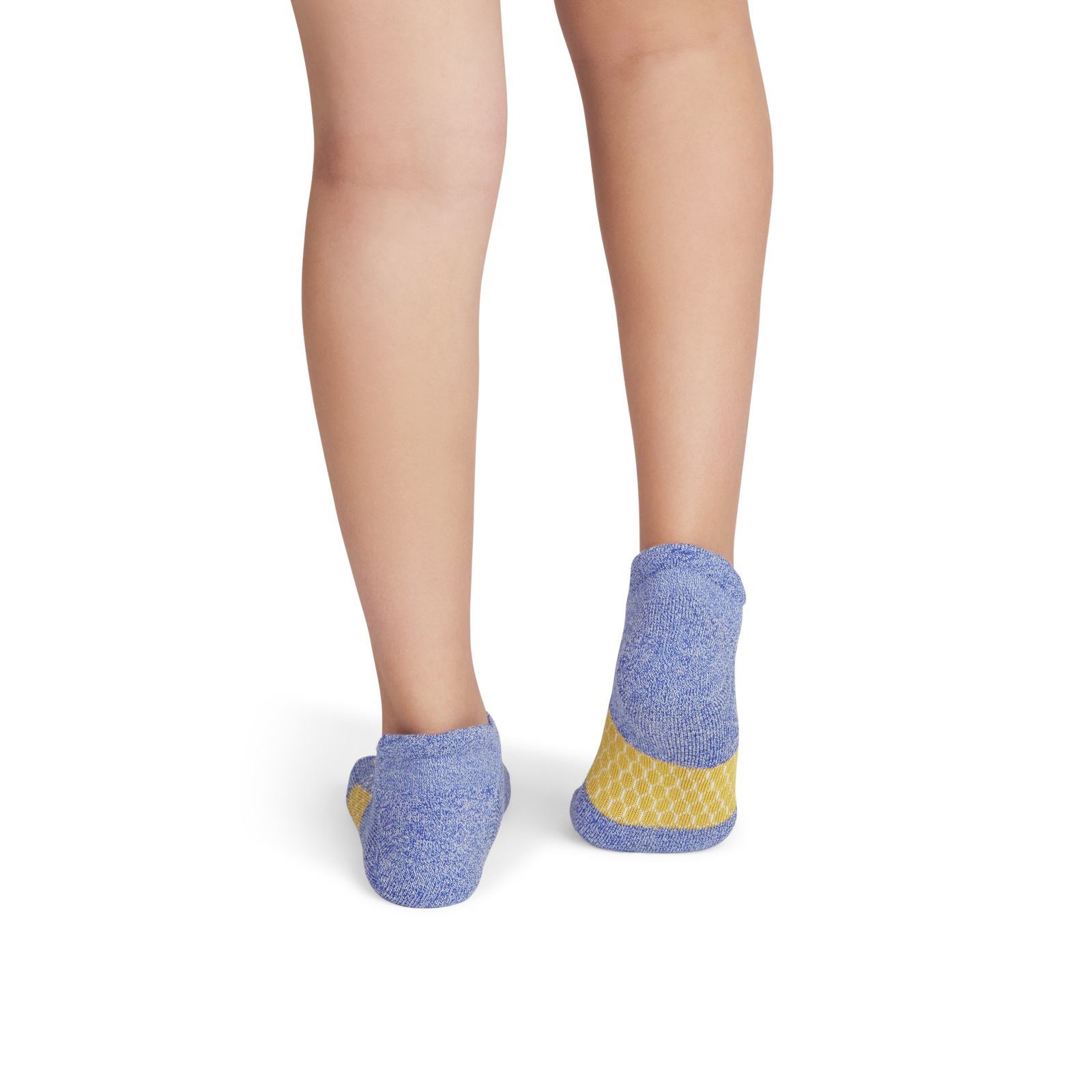 Marl Ankle Socks - Lapis Blue / Soft White YO1 [6973]