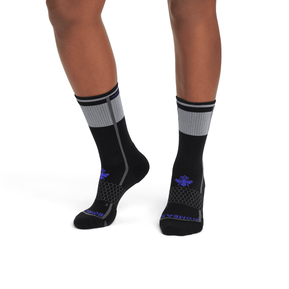Reflective All Purpose Calf Socks black-WO-2-transparent