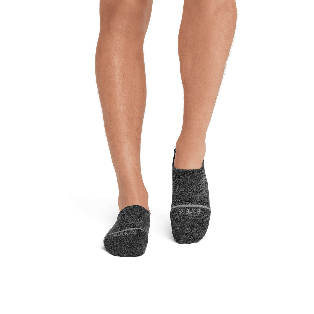 Lightweight Merino Wool Blend No Show Socks charcoal-MO-2-transparent
