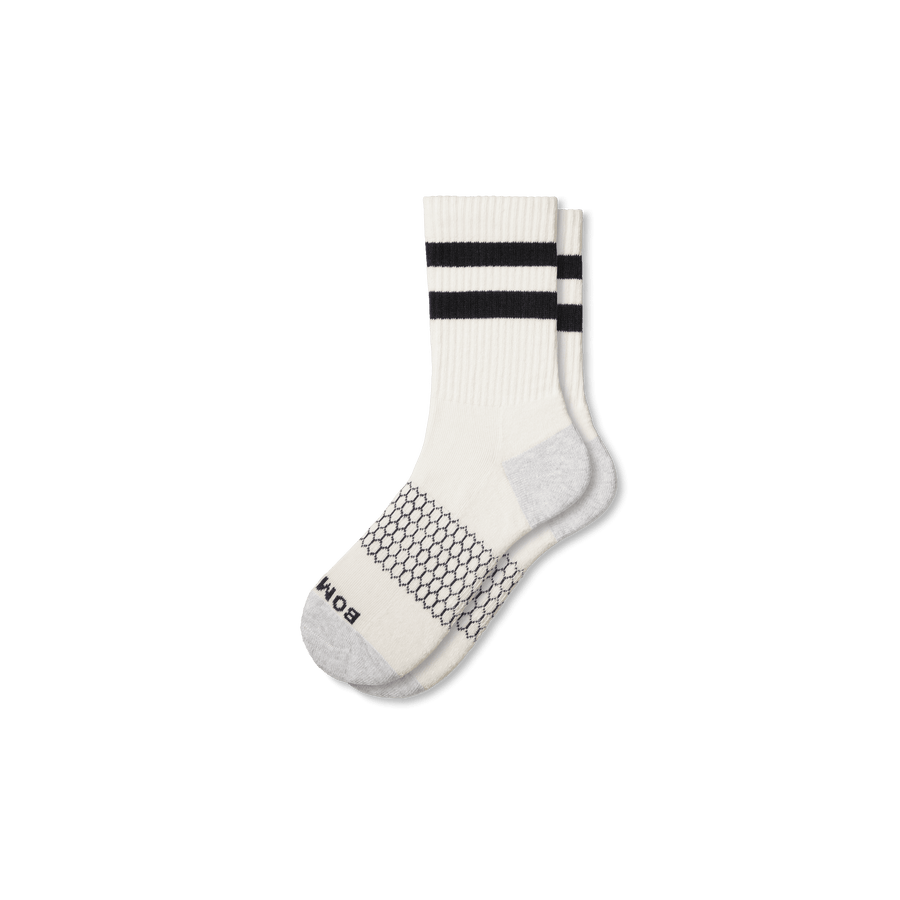 Men's Vintage Stripes Half Calf Socks - Breathable Low Cut Step