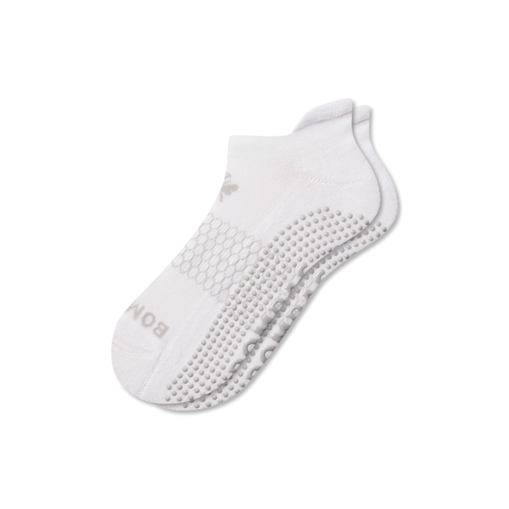 Gripper Ankle Socks - white L [7880]
