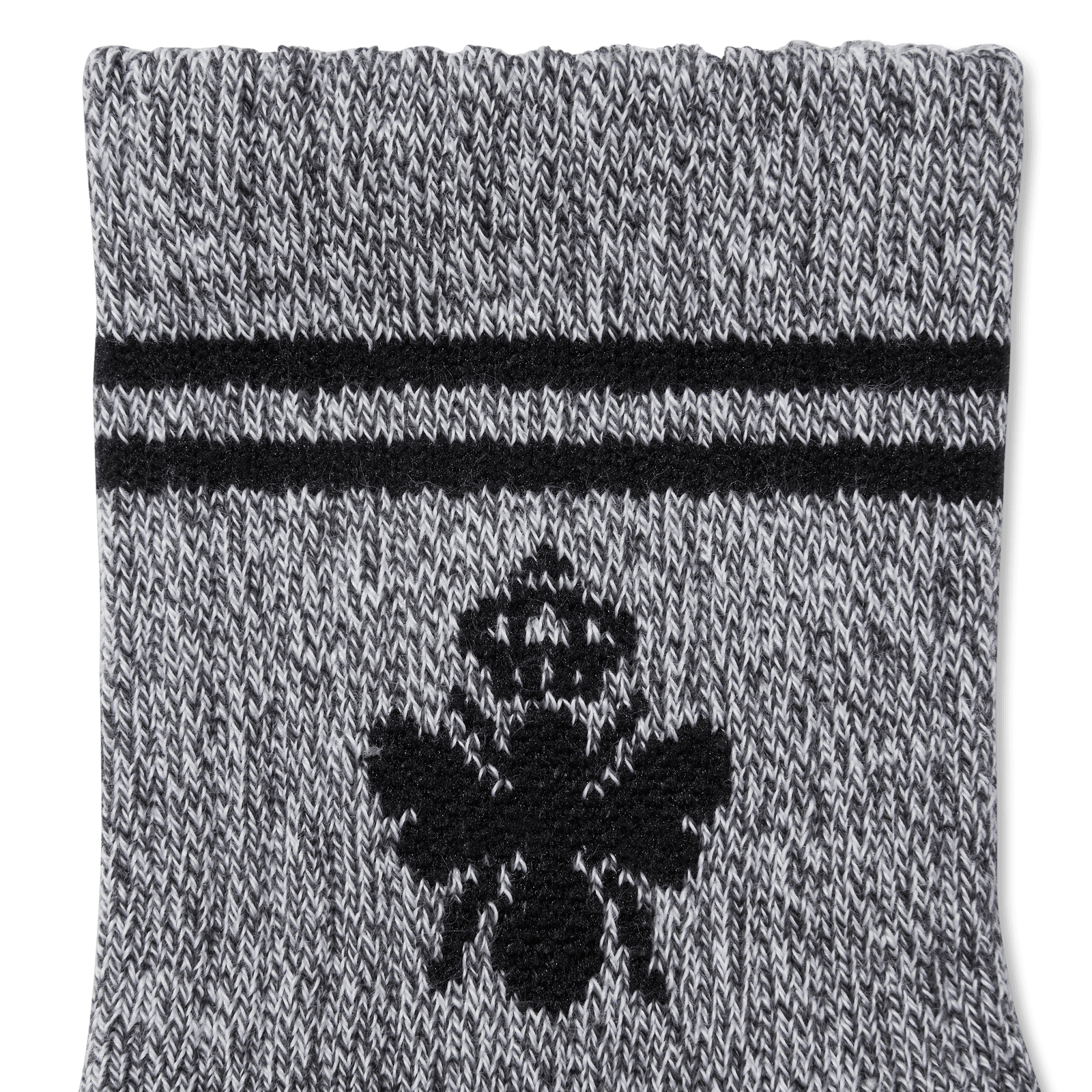 Junior Originals Calf Socks - Charcoal Detail [7882]