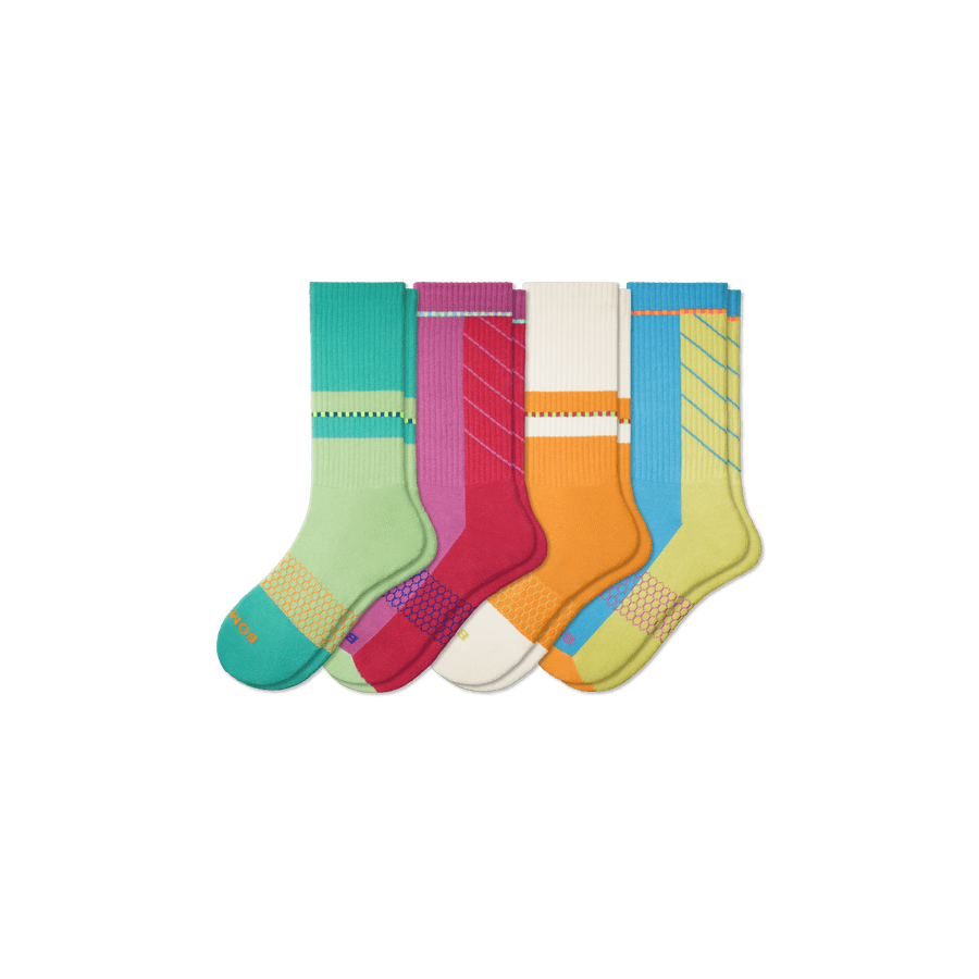 Black Hive Collection Calf Sock 4-Pack - Modern Trail Pair