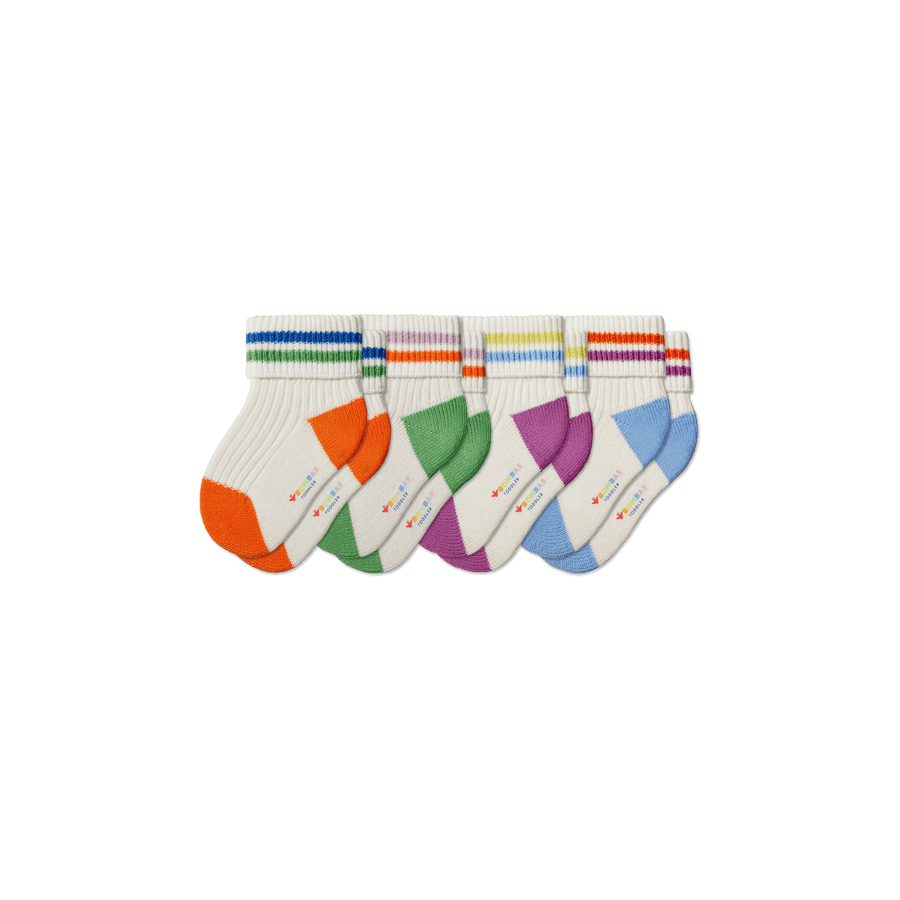 Toddler Pride Calf Sock 4-Pack - Weekend Court Move