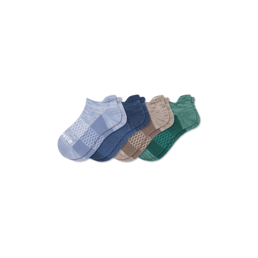 Youth Two Tone Ankle Sock 4-Pack - Cozy Trail Wear