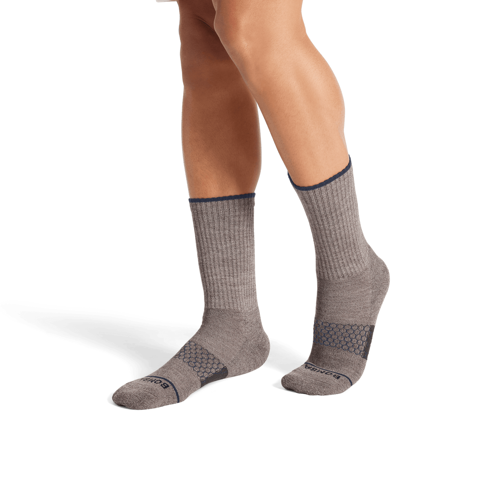 Merino Wool Blend Calf Socks - Pepper MO2 [8257]