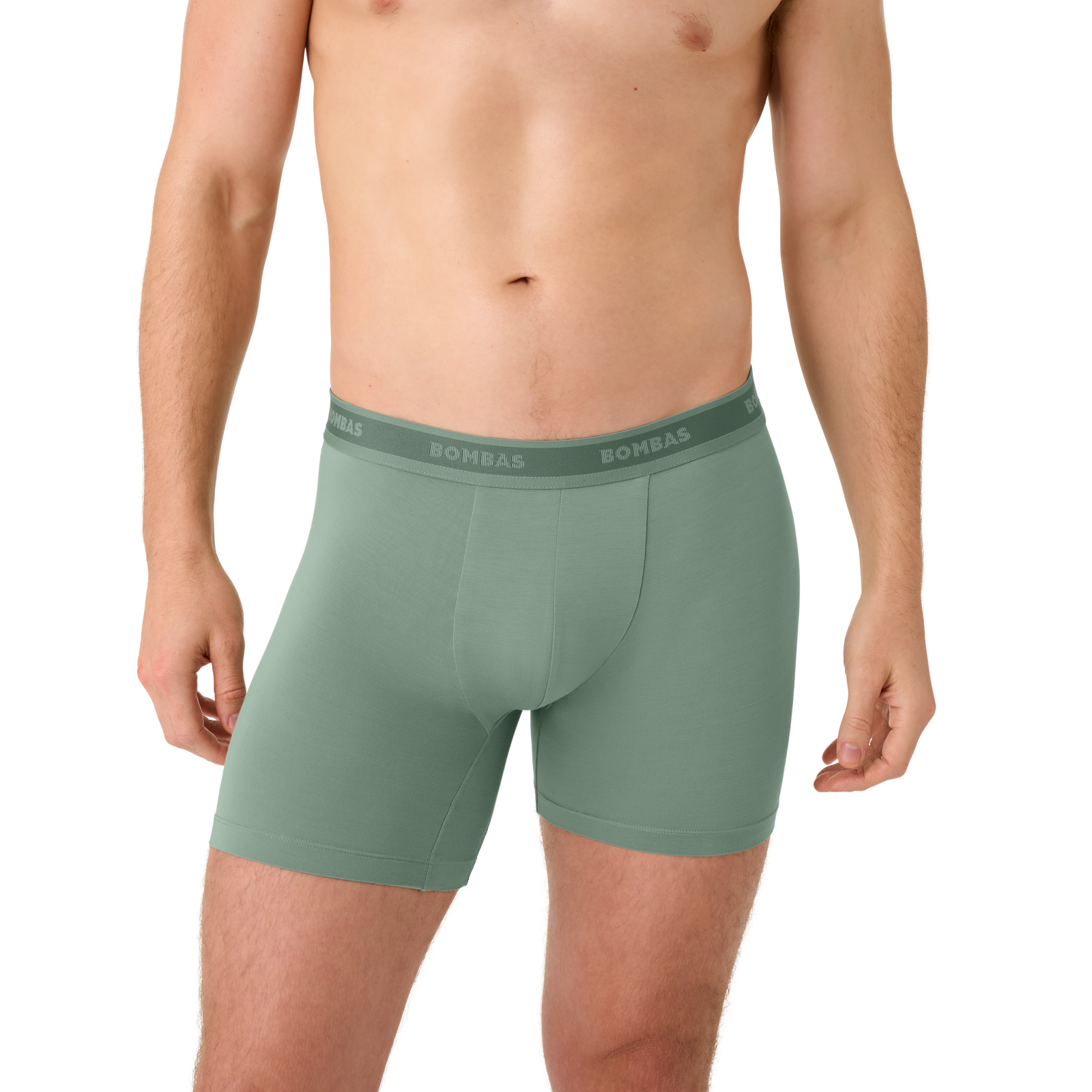 Men's Soft Flex Boxer Brief - Easy Sage MO1 [8287]