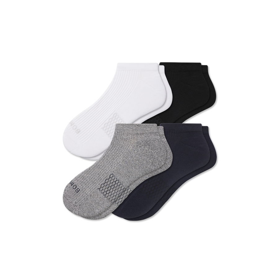 Men's Modern Rib Ankle Sock 4-Pack - Weekend Shift Comfort