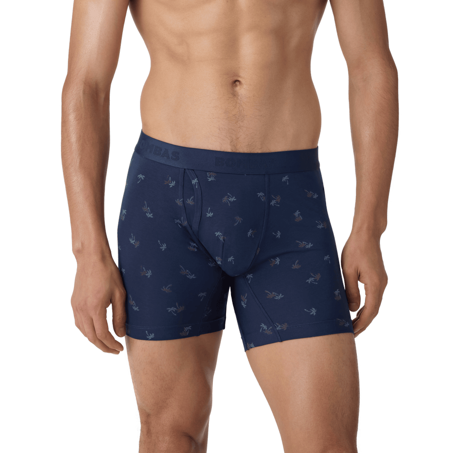 Men's Cotton Modal Blend Boxer Brief 6" - Classic Base Fit