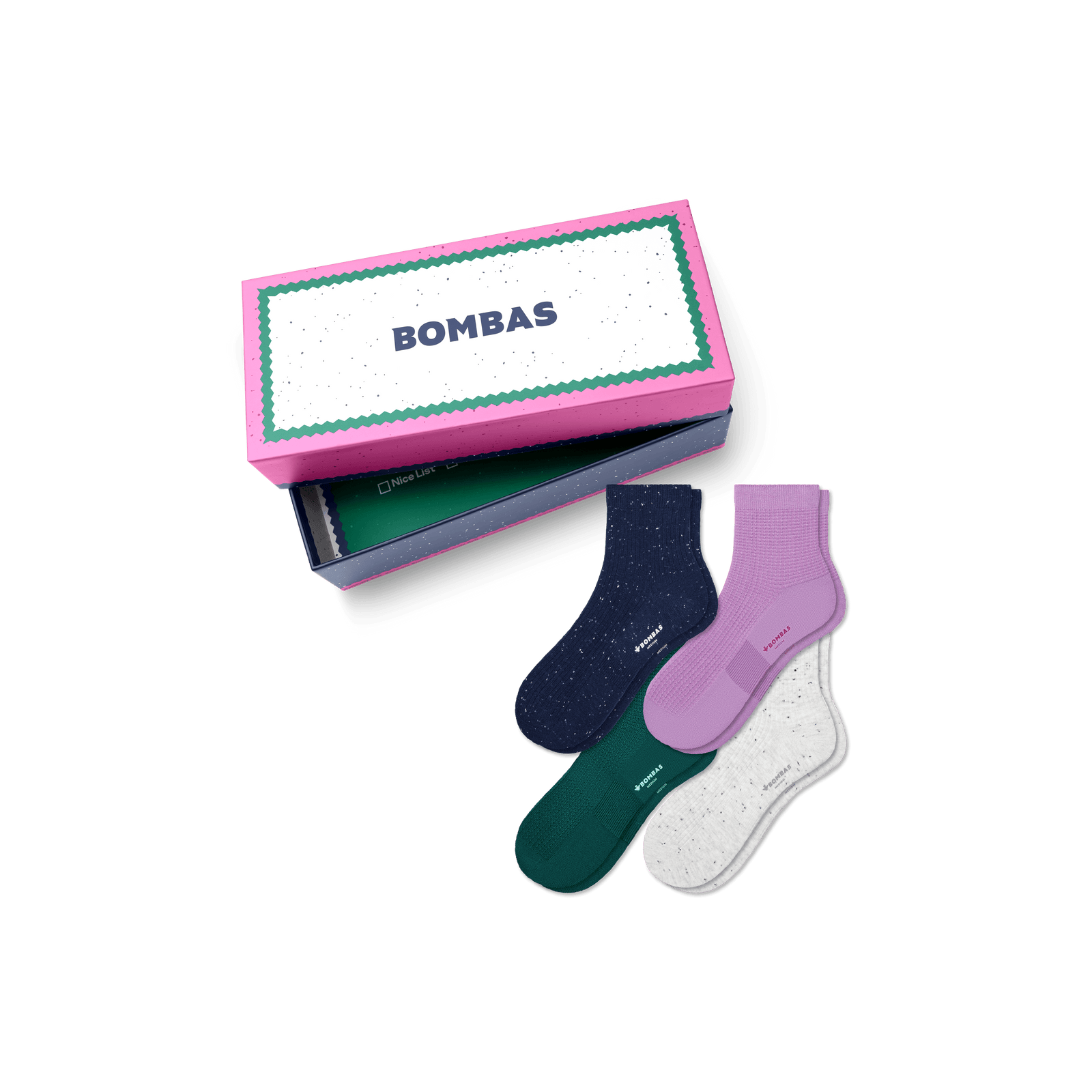 Lightweight Texture Quarter Socks - violet grey mix