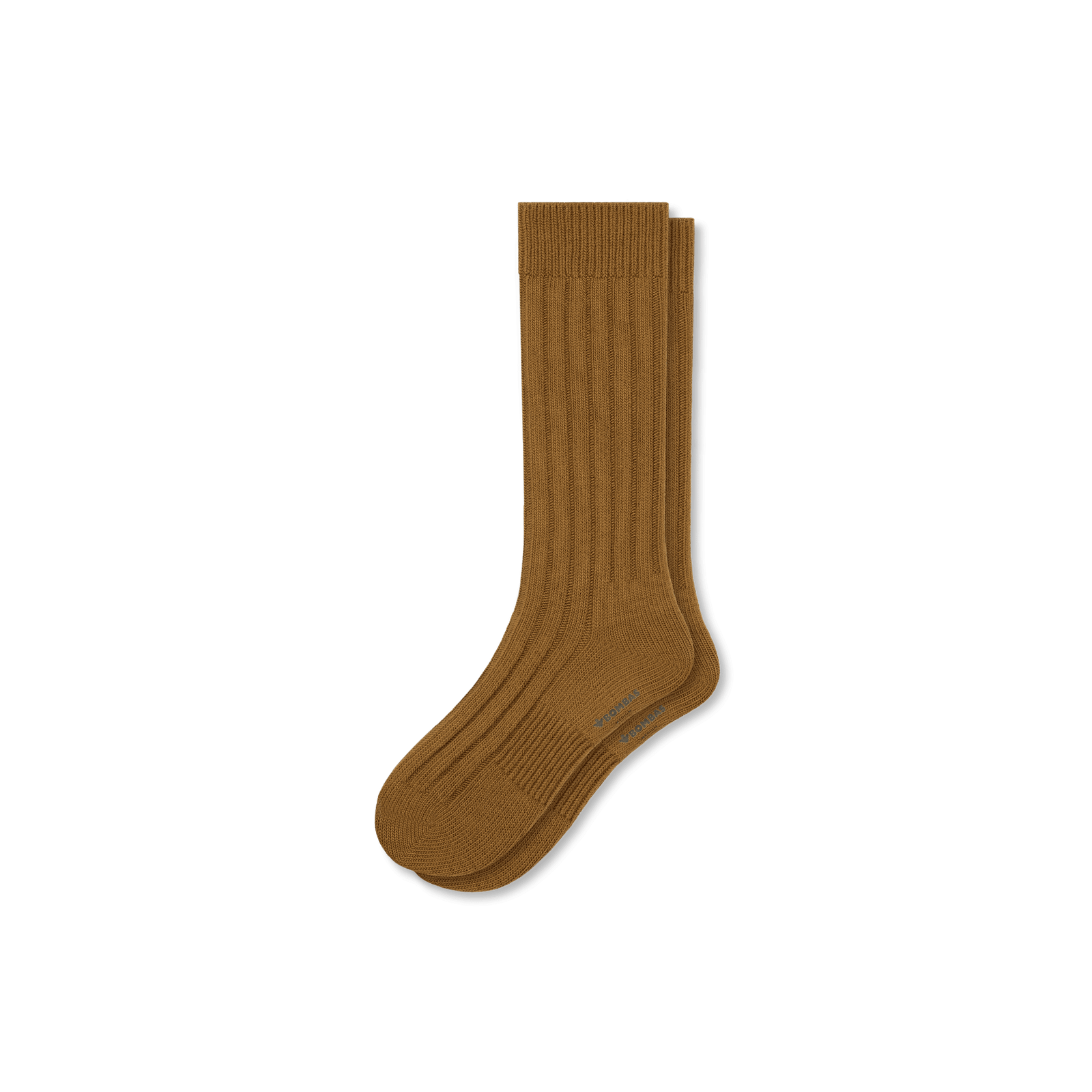 Classic Rib Calf Sock - Brownstone - L [8563]