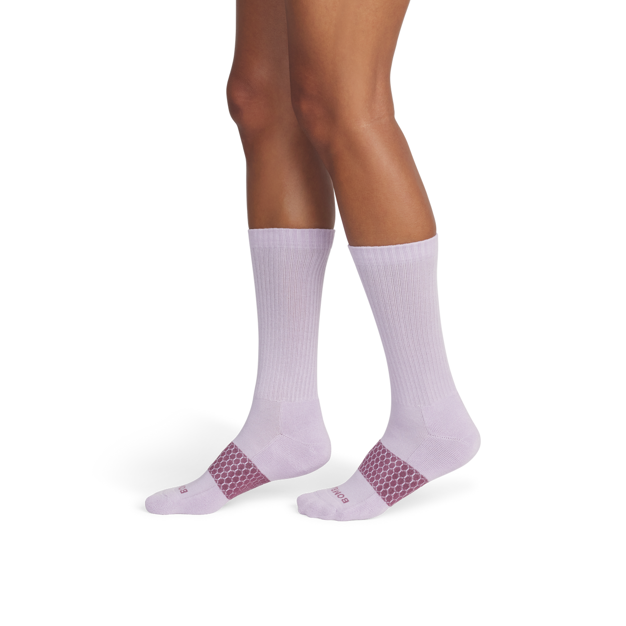 Solids Calf Socks - Pastel Lavender WO2 [8615]
