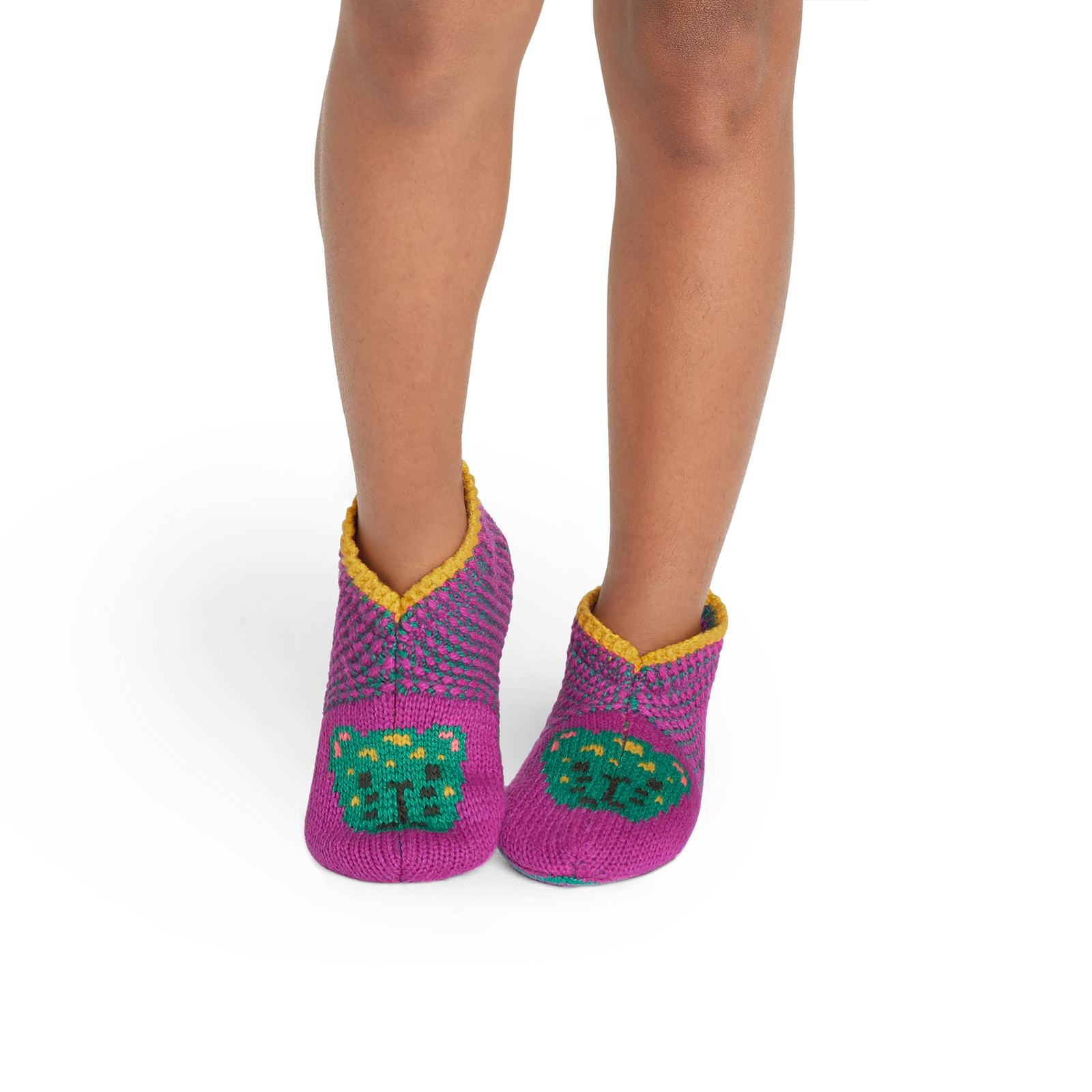 Patterned Gripper Slipper - Prickly Pear YO1 [8720]