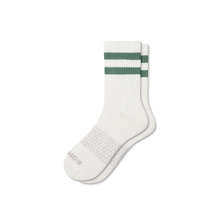 Women's Vintage Stripes Half Calf Socks - Breathable Studio Wear
