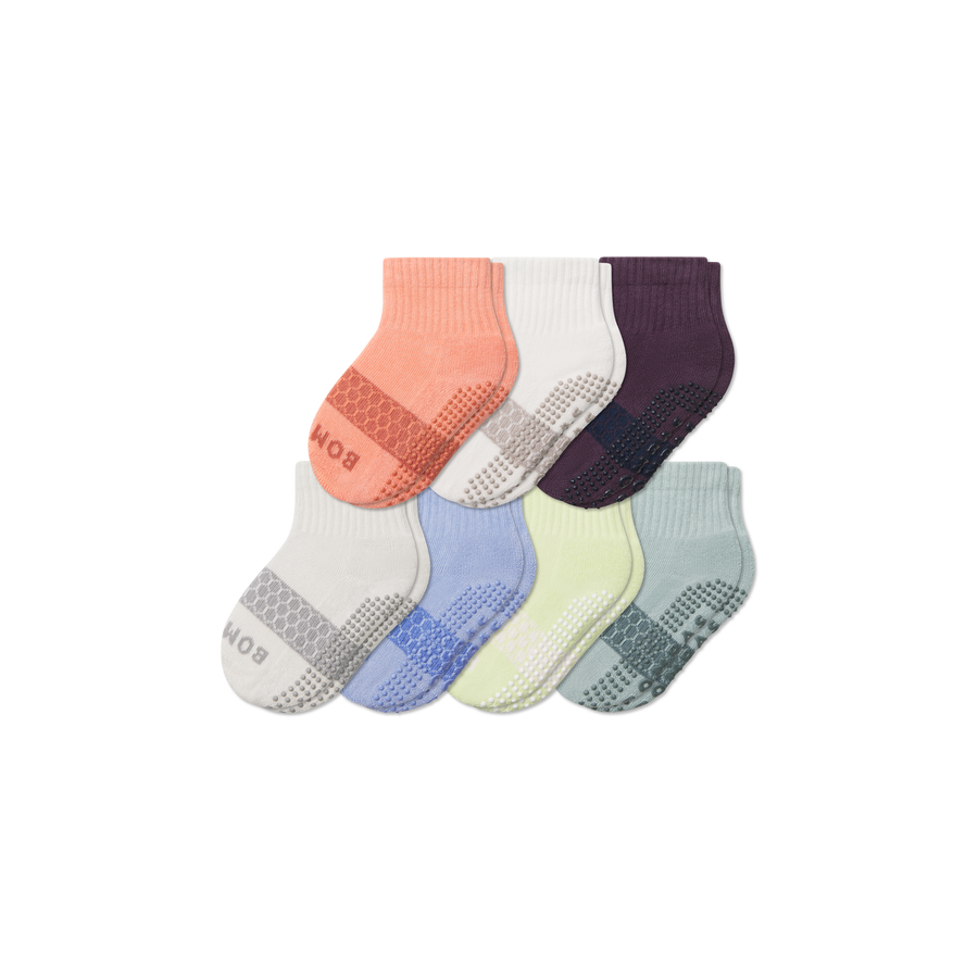 Toddler Week of Bombas Gripper Calf Sock 7-Pack - Outdoor Recovery Rotation