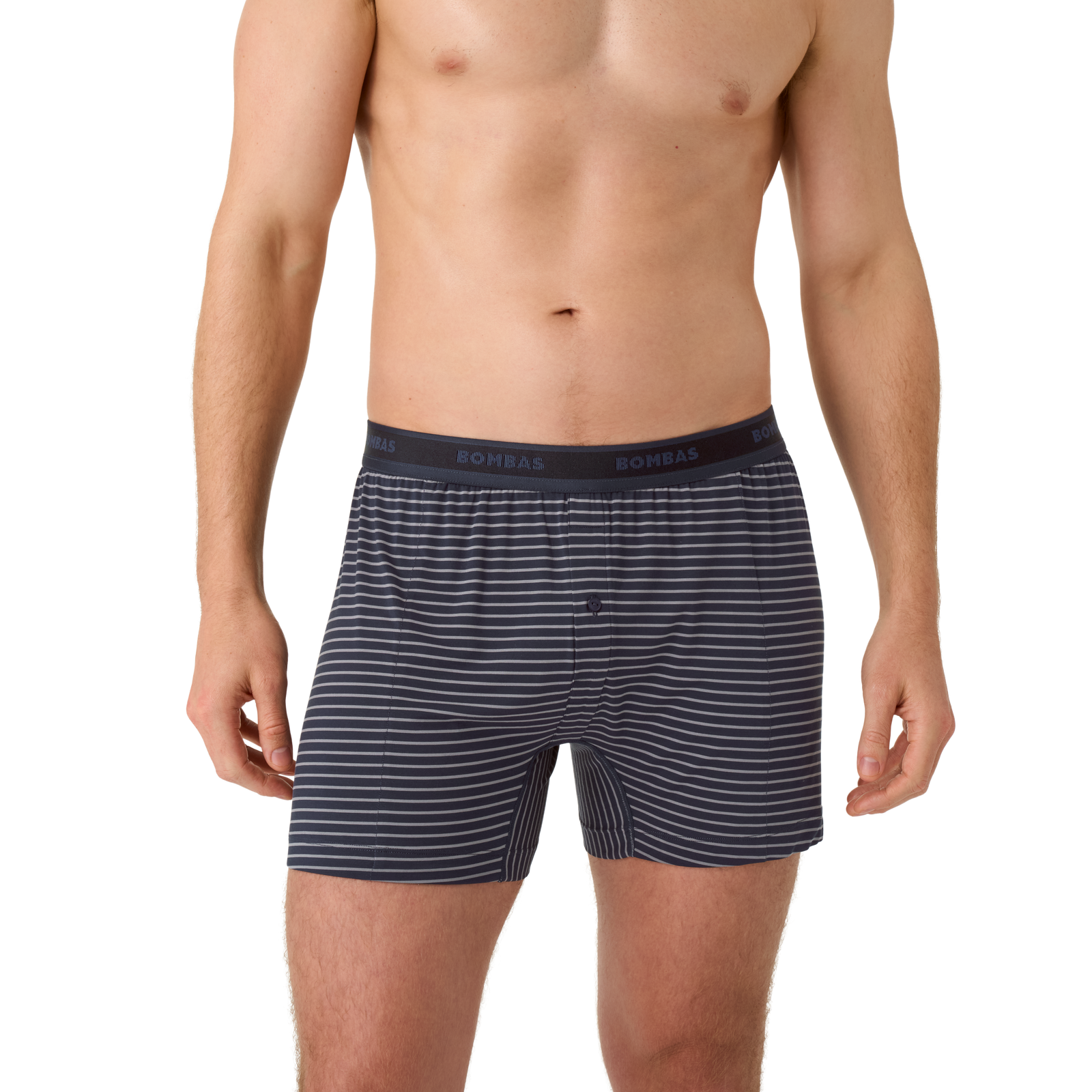 Men's Soft Flex Slim Boxer Short - MIDNIGHT NAVY / STARGAZE STRIPE MO1 [8968]