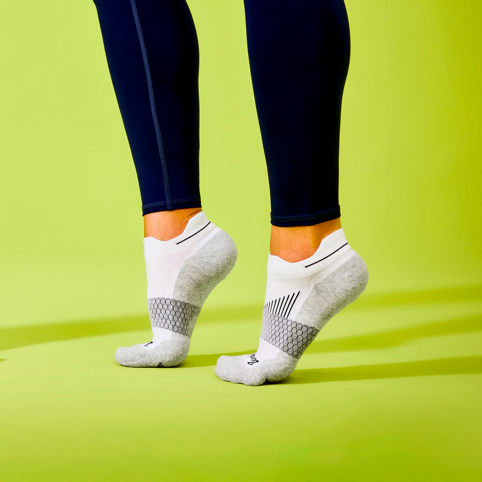 Running Ankle Socks - white heather [LIFESTYLE] [9153]