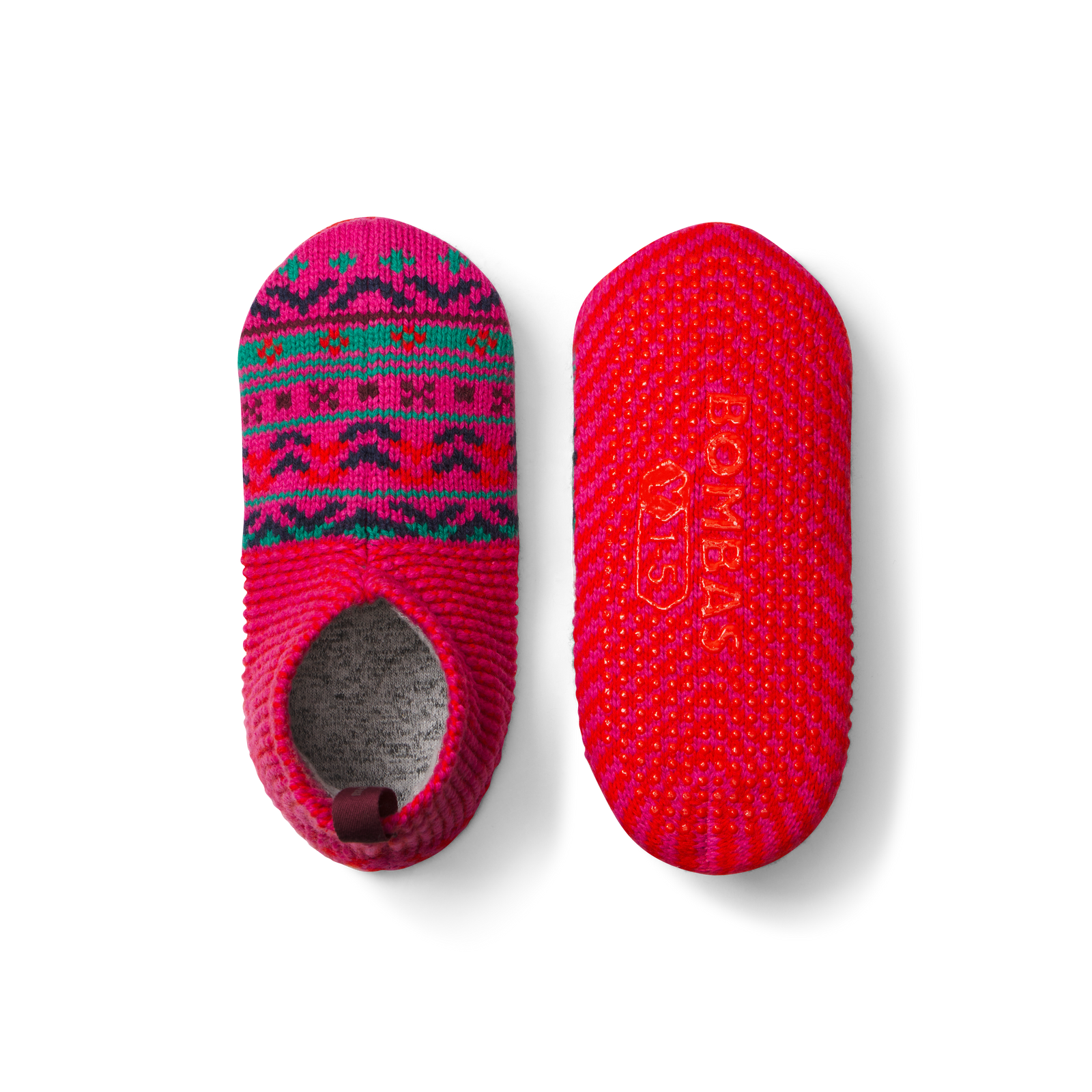 Youth Gripper Slipper - electric pink L [9688]