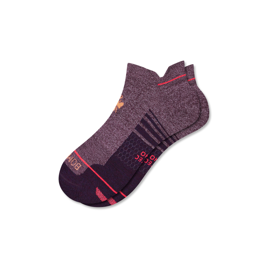 Men's Merino Wool Blend Run Ankle Socks - Soft Home Rotation