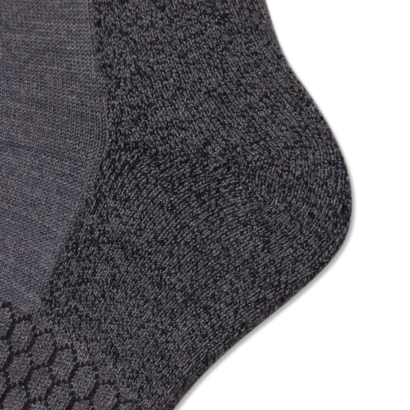 Ultra Strong Merino Blend Calf Socks - Storm Sky Heather Detail [9809]