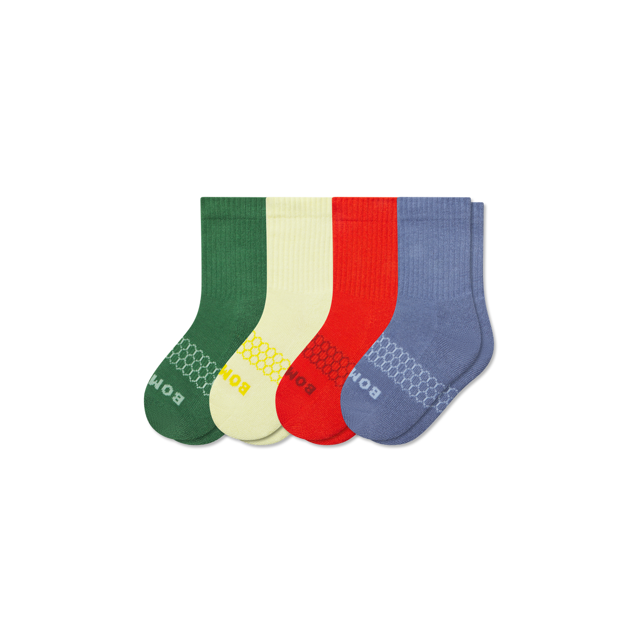 Junior Calf Sock 4-Pack - moss blue mix L [9883]