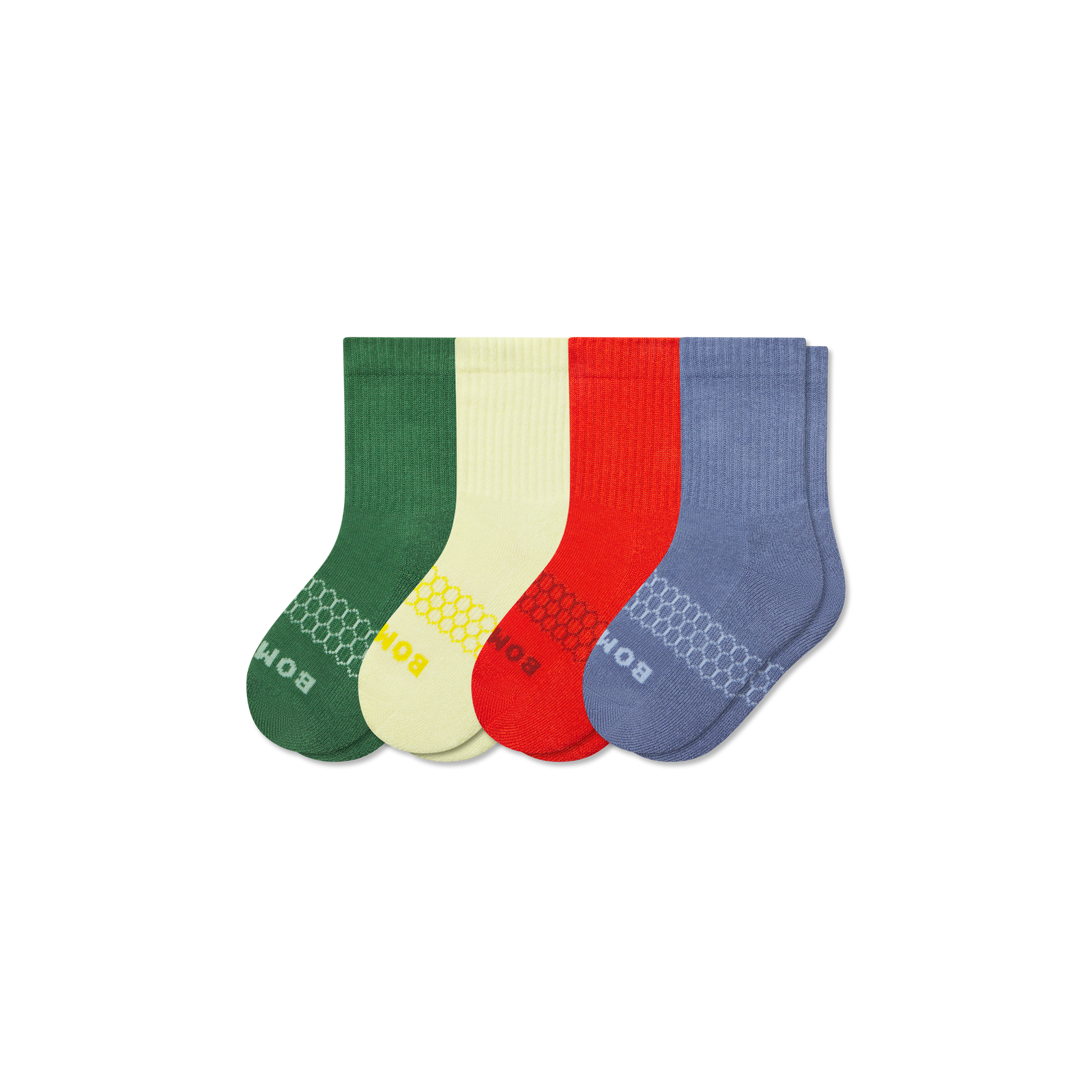 Junior Calf Sock 4-Pack - moss blue mix L [9883]