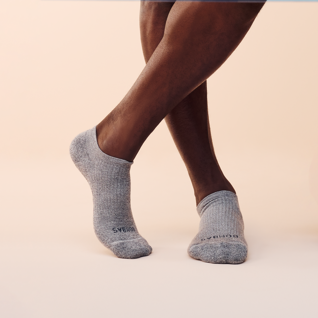 Modern Rib Ankle Socks - Washed Black Soft White MO [8607] [Lifestyle]