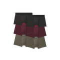Birdseye Green Burgundy Mix