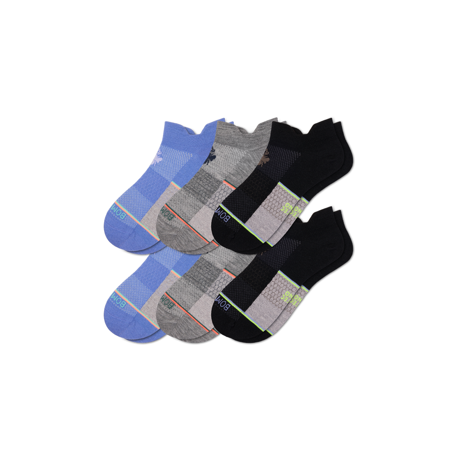 Men's UltraLite Sport Merino Wool Blend Ankle Sock 6-Pack - Weekend Step