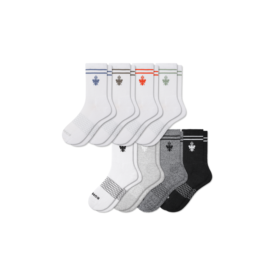 Men's Originals Half Calf Sock 8-Pack - Studio Travel Comfort