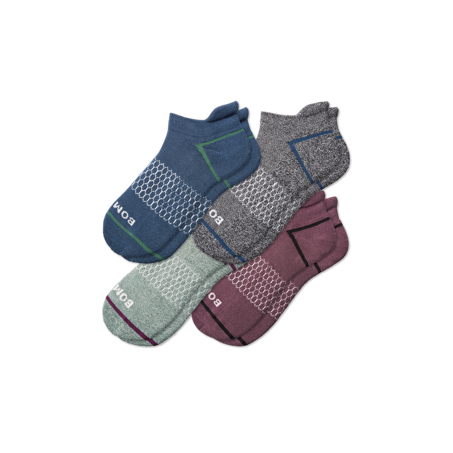 Men's Border Stripe Ankle Sock 4-Pack - Modern Studio Rotation