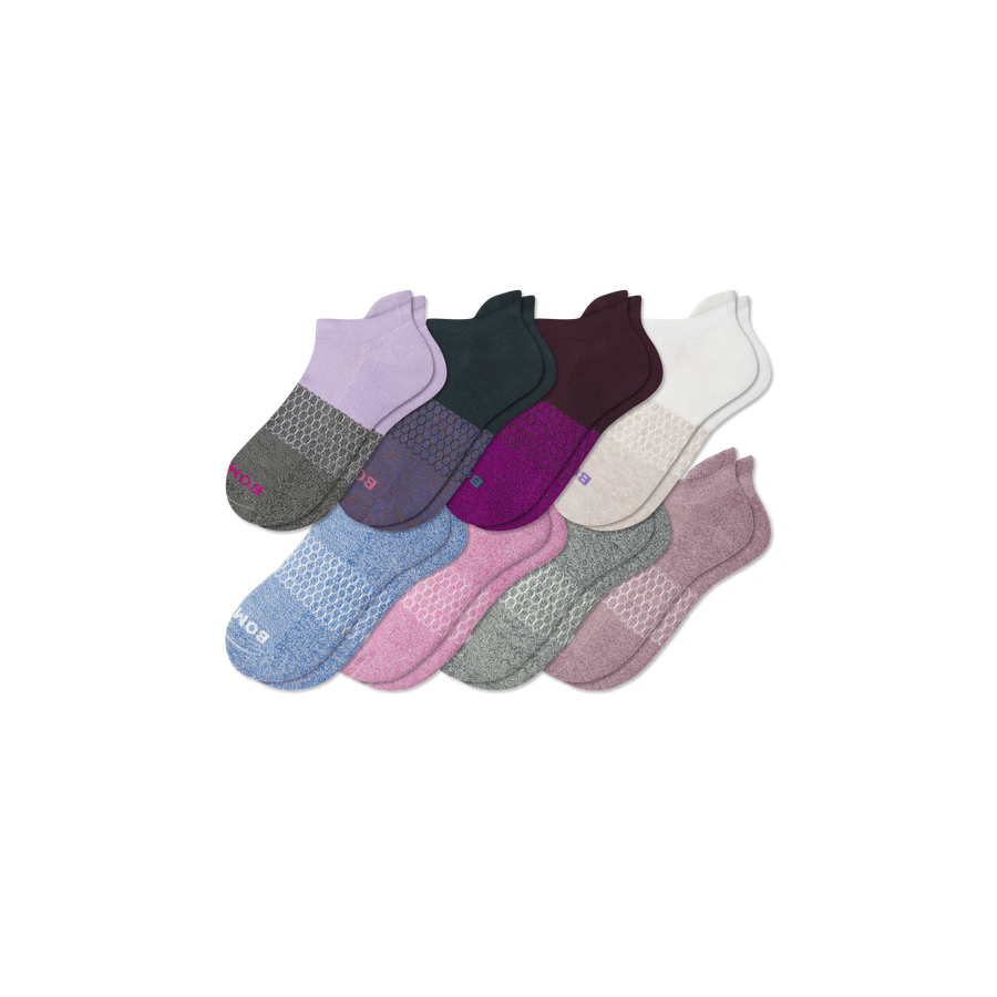 Women's Marl Ankle Sock 8-Pack - Comfort Low Cut Step