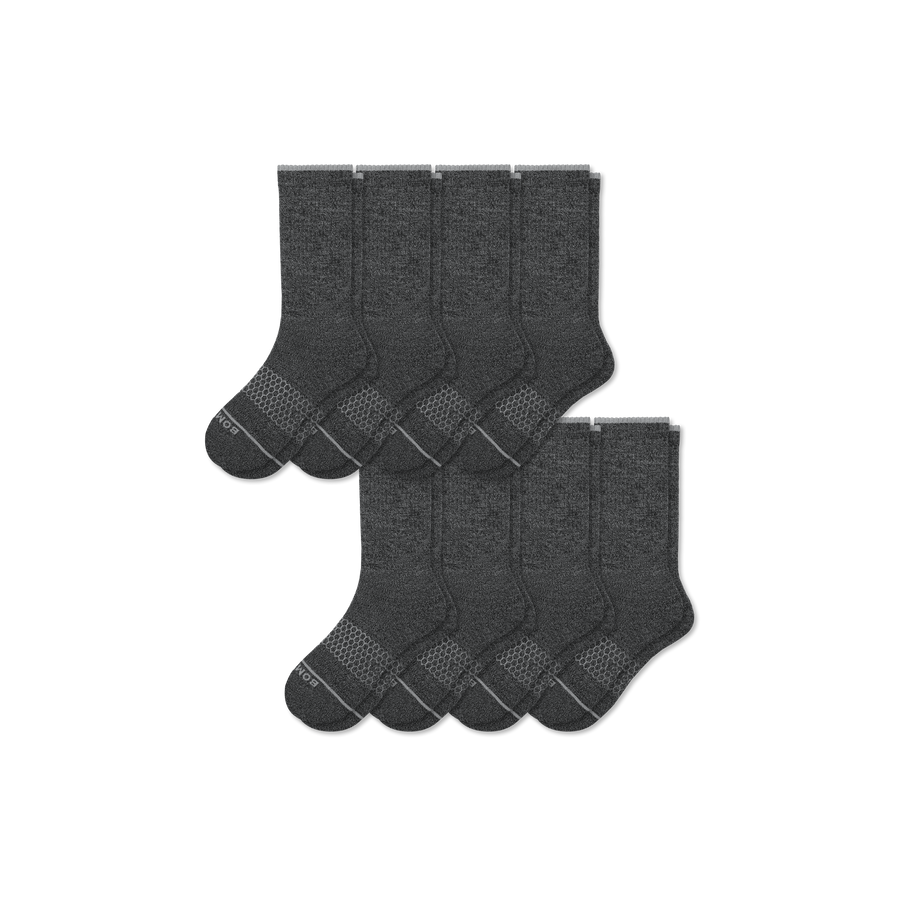 Women's Merino Wool Blend Calf Sock 8-Pack - Smooth Run Wear