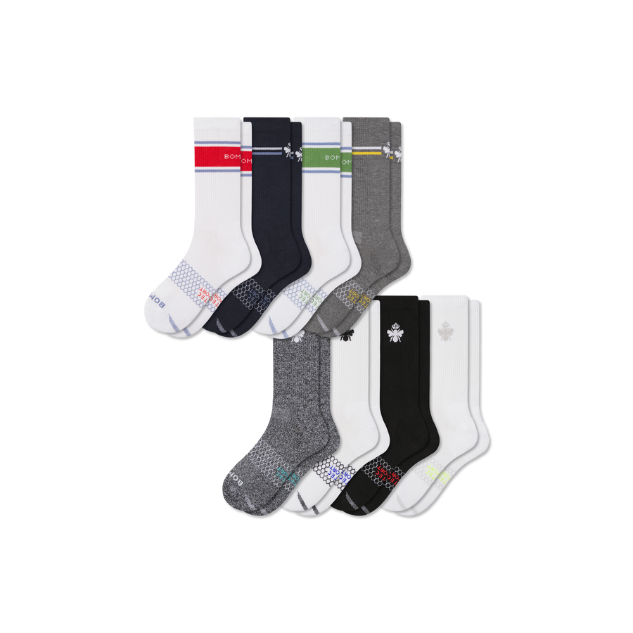 Women's All Sport Calf Sock 8-Pack - Soft Office Pair